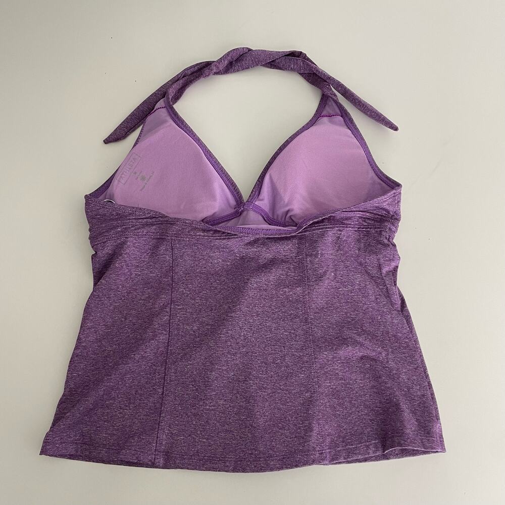 Athleta Purple Halter Swim Top Size Medium - Picture 5 of 7